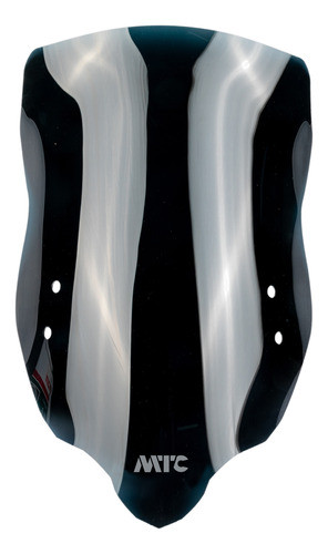 Parabrisa Elevado Con Soporte Bajaj Rouser Ns200 Negro Mtc 0