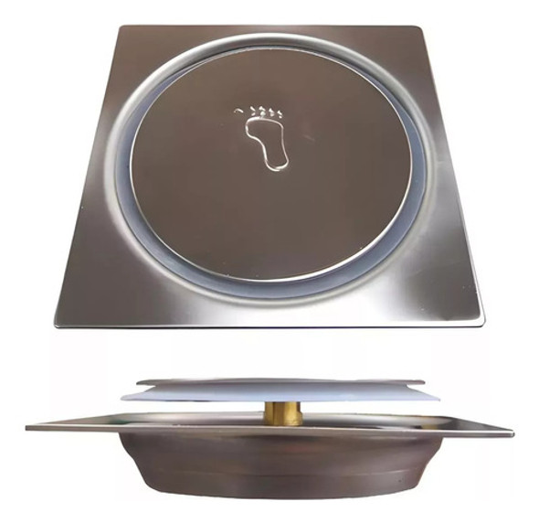 Rejilla Acero Inox Click Clack 15 X 15 Anti Olores 0 Rejilla Acero Inox Click Clack 15 X 15 Anti Olores 0