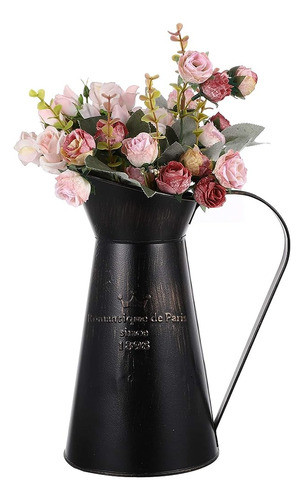 Doitool Florero De Flores De Metal Hierro En Mal Estado Chic 0