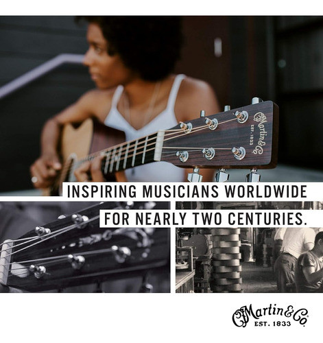 Martin Authentic Cuerdas De Guitarra Acústica, Luz De Rendim 0