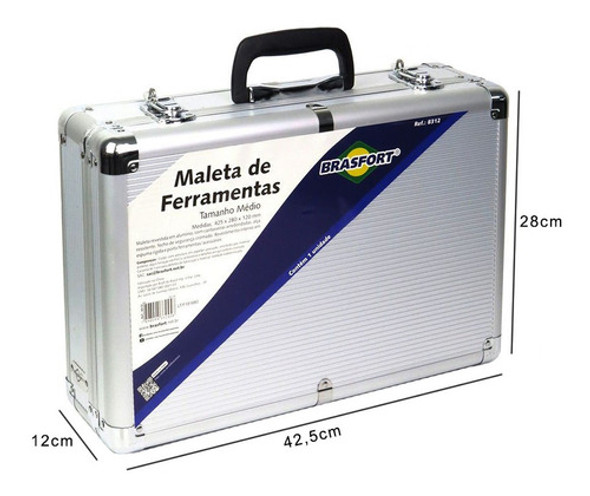 Maleta De Ferramentas Média 425x280x120mm Brasfort 1 Maleta De Ferramentas Média 425x280x120mm Brasfort 1