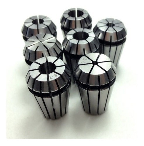 Collar Del Resorte 7pcs Er11 Set Para Cnc Fresa Torno Mandri 0