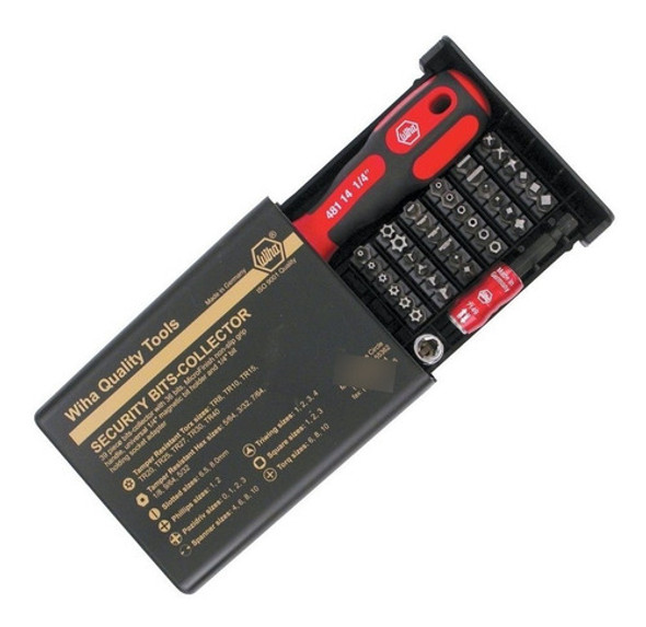 Wiha 71991 Puntas Coleccion Con Security Puntas, 39 Pieza... 0