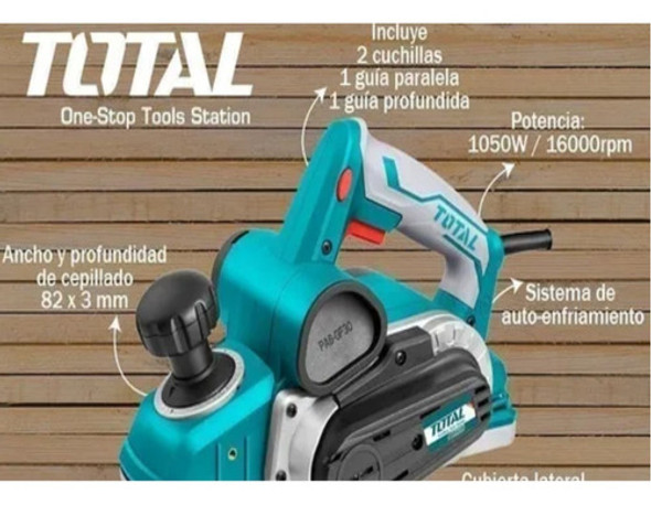 Cepillo Carpintero Electrico 1050w Cuchillas Reversibles Ct 1