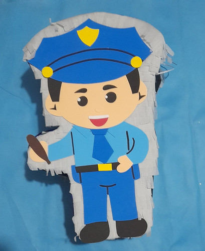 Piñata Policia Cotillon Piñatas Agente Policia 1