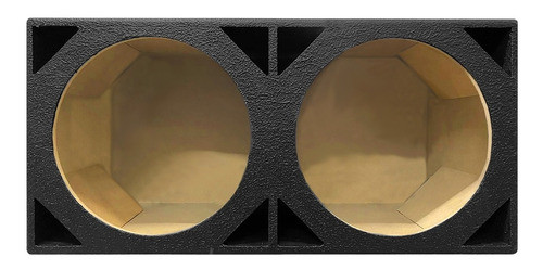 Caja Acústica Xline Doble 12 PuLG Ducto Triangular Dtd212 P 0