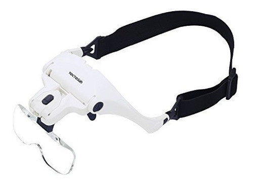 Lupa De Cabeza Yoctosun C/2 Led P/joyero 5 Lentes Cambiables 1