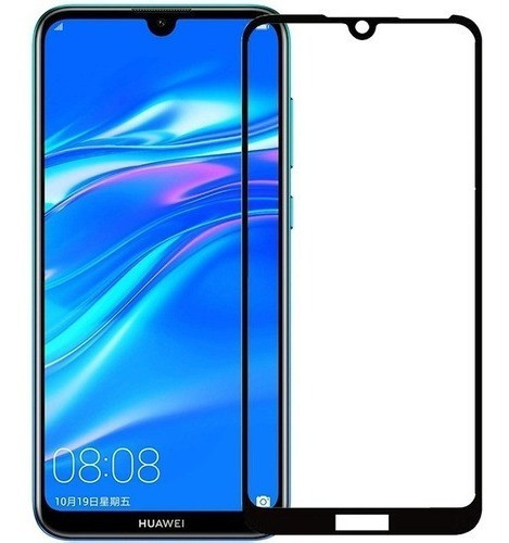 Vidrio Templado 9d Glass Completo Para Huawei Y7 2019 1