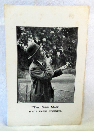 Postal The Bird Man Hyde Park Corner Hbre Londres 474 B3 0