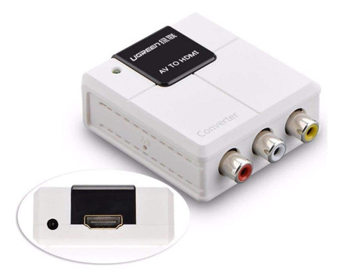 Conversor Rca Av A Hdmi Adaptador Tv Convertidor / Ugreen 0
