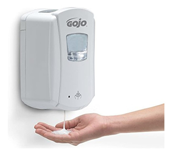 Gojo Ltx-7 Dispensador De Jabón En Espuma Sin Contacto, Blan 1
