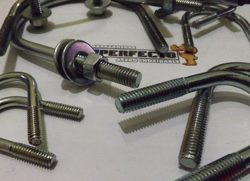 Abrazaderas U Bolt 1/4 X 2 Cincadas X 50unid. 0