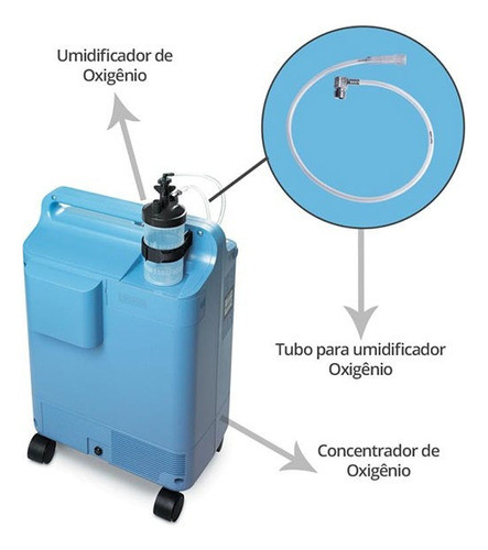 Mangueira Conector Concentrador Ever Flo Philips 1
