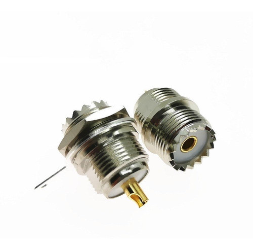 Conector Uhf Hembra Chasis Con Tuerca - Bajo Ruido Iu 0