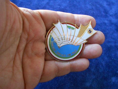 Pin Prendedor Club De Leones - Chicado 1980 - Md 108 - Italy 0