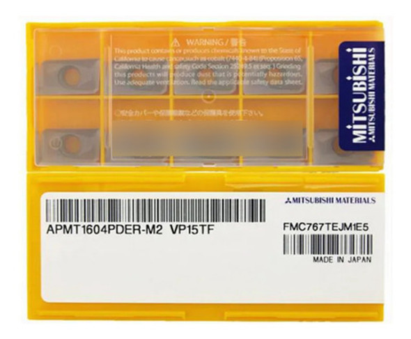 Insertos Apmt1604pder- M2 Vp15tf (x10 Unidades). Mitsubishi 1