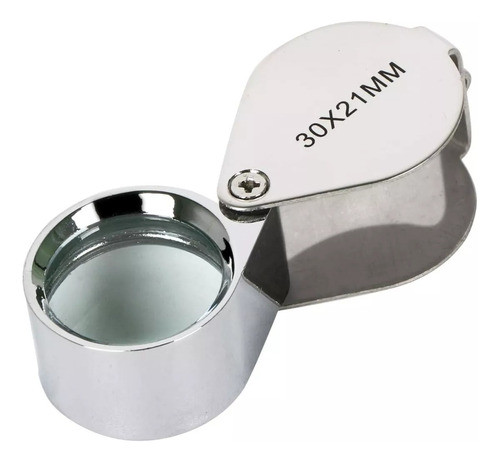 Lupa X5 Plegable 30x Diam 21mm Joyero Relojero Anticuario 0