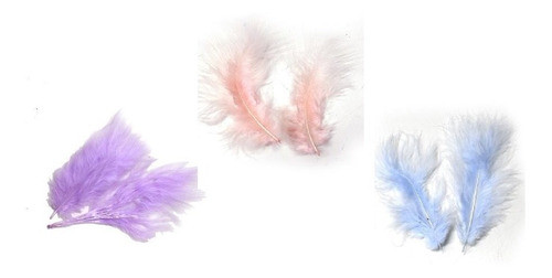 200 Plumas Teñidas Variedad De Colores Atrapasueños 0