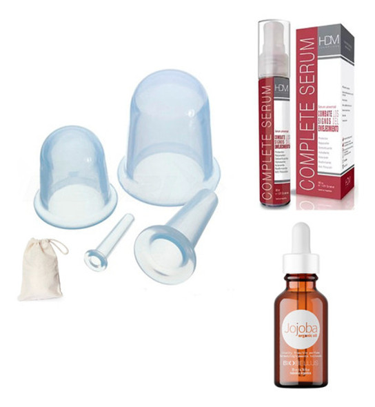 Set Ventosas+ Jojoba + Complete Serum Reafirma Repara S/tacc 0
