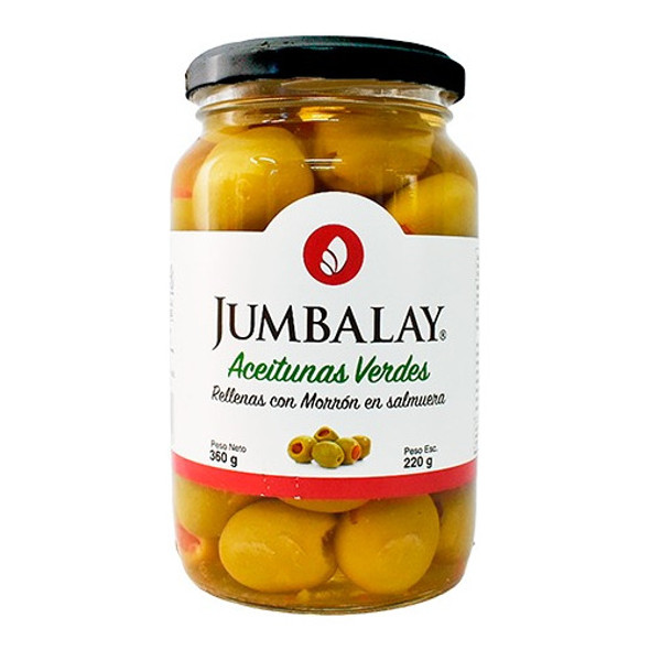 Aceitunas Verdes Rellenas Con Morron  X 360gr (pack X 6u) 0