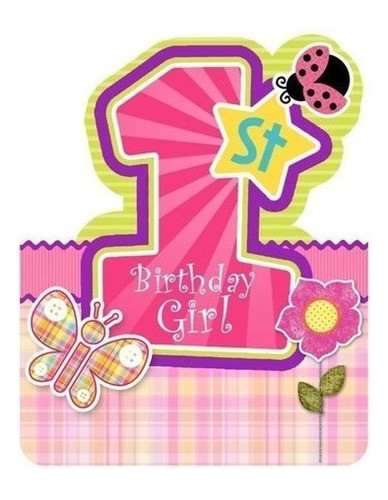 Kit Imprimible Para Tu Fiesta De Birthday Girl Firts 1 Año 0