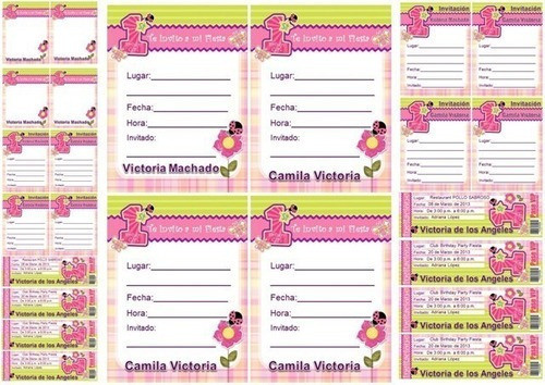 Kit Imprimible Para Tu Fiesta De Birthday Girl Firts 1 Año 1