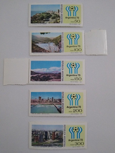 Filatelia 14 Estampillas Mundial Argentina 78 1