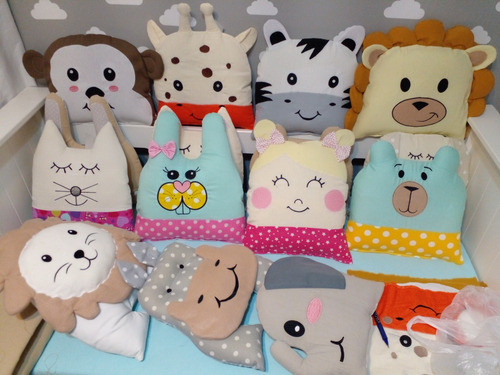 Almohadones Animalitos Nórdico Bebe 1