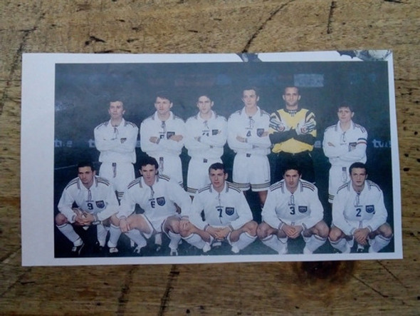 Recorte Selección Fútbol Yugoslavia 1998 0