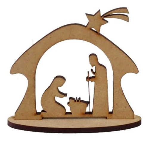 Pesebre Mdf Corte Laser X 50 Un 0