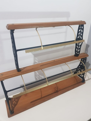 Porta Rollo Papel Mostrador Vintage Panadería Almacen 0