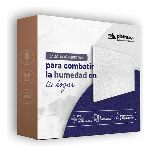 Kit Autoinstalable De Placas Antihumedad Pietra Style 0