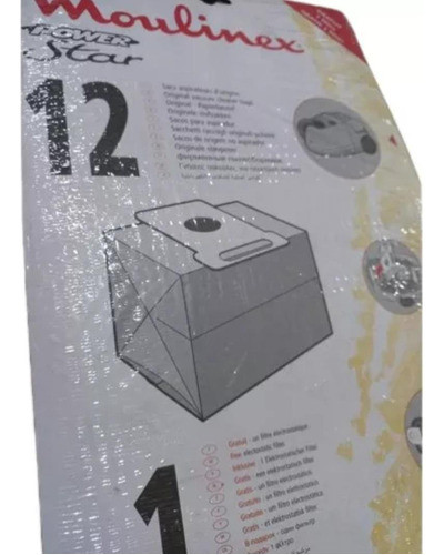 Bolsa Aspiradora Moulinex Powerstar X 12 Un A26b07 Original 1