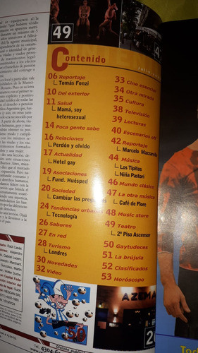 Revista Imperio #65 2006 Tomas Fonzi Demaria Lesbianas Gay 1