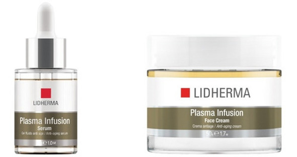 Cremas Lidherma Antiarrugas Kit Antiage Serum Y Crema Plasma 0