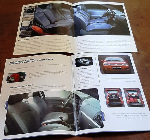 Lote Folletos Fiat Palio Weekend 1