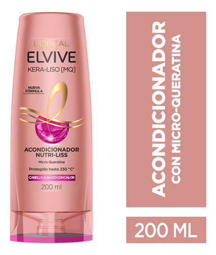 Pack Acondicionador Elvive Kera-liso 200 Ml 1
