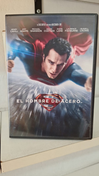 Dvd -- El Hombre De Acero Con Henry Cavill 0