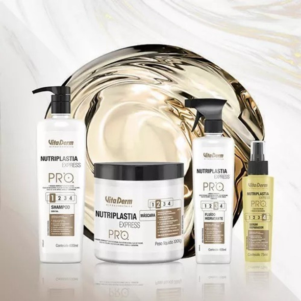 Kit Nutriplastia Vita Derm Sos Capilar Nutrição Express 1 Kit Nutriplastia Vita Derm Sos Capilar Nutrição Express 1
