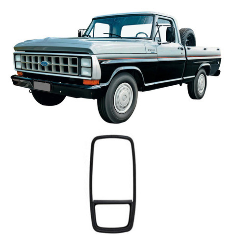 Espelho Retrovisor Plano Bipartido Caminhonete Ford F1000 Ld 0