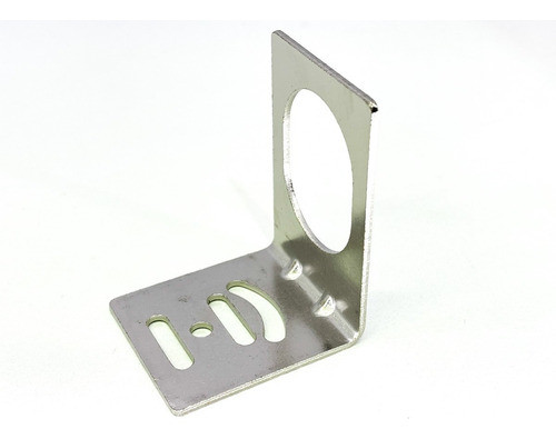 Suporte Curvo 90º Em Aço Galvanizado Para Sensor M30 0