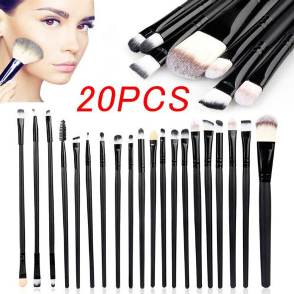 Pinceles De Maquillaje De 20pcs Kit Set Polvo Fundación Pinc 1