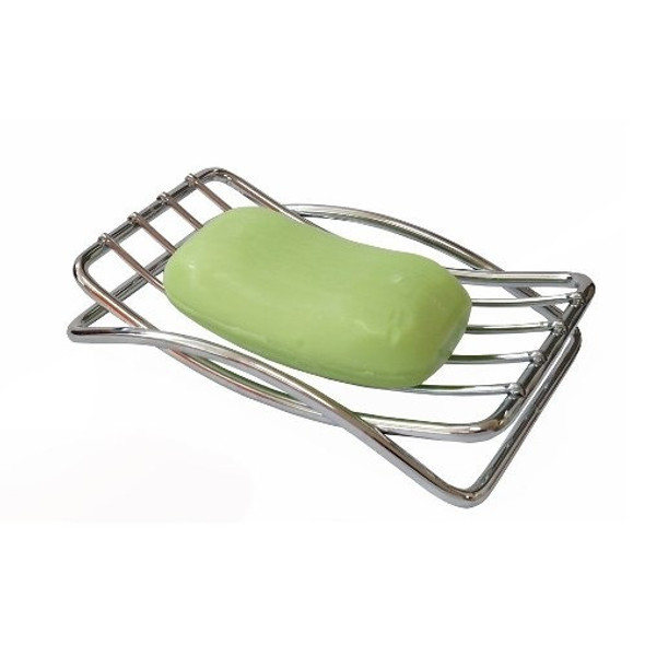 Saboneteira Porta Sabonete Cromado De Pia Bancada Duler 316 0