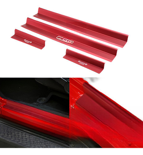 Fit 2007-2018 Jeep Wrangler Jk 4 Guardias De Puerta Roja Pue 0