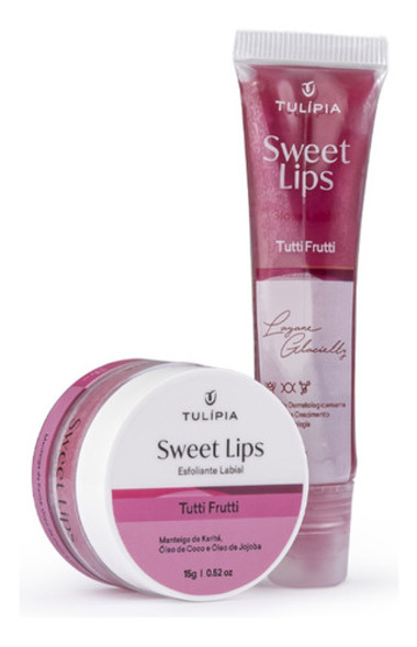 Kit Sweet Lips Esfoliante Labial + Gloss Labial Tulípia 0
