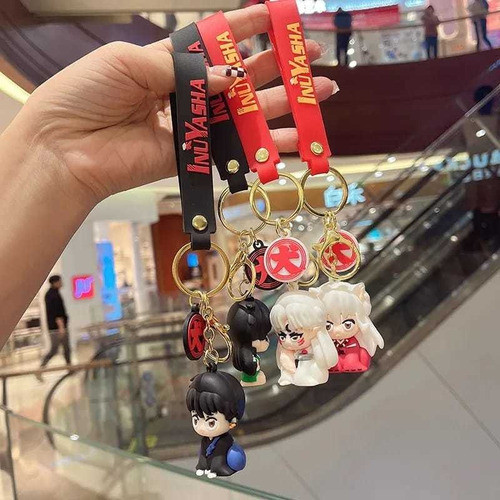 Llaveros De Goma De Inuyasha Anime Cosplay Colgante Mochila 1