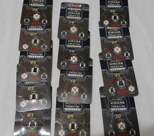 Lote 13 Tarjetitas Troqueladas Star Wars Trilogia 97 Pepsico 1