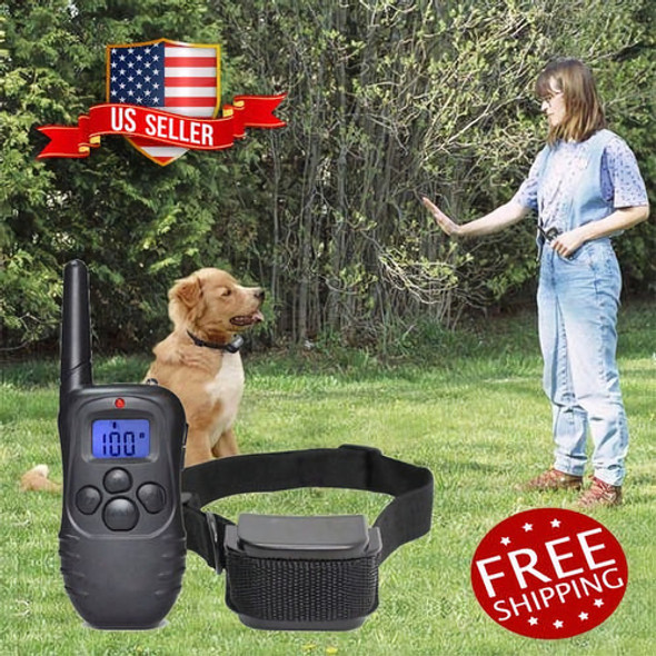 Lcd Eléctrico 100lv Niveles Choque Vibra Perro Adiestramient 1
