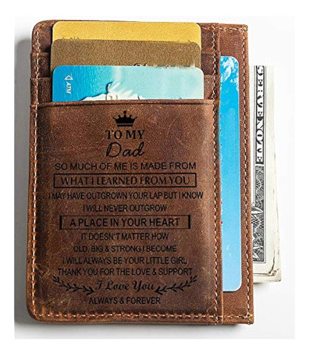 Billetera De Piel Grabada Con Tarjetero Y Ranuras Para Tarje 1