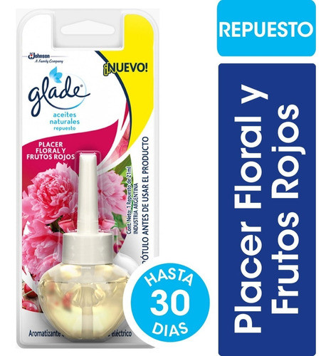 Aceites Naturales Glade Placer Floral Y Frutos Rojos - 3 Rep 1